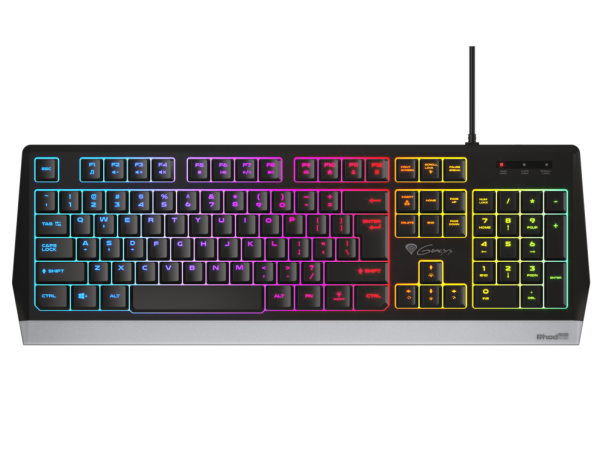 TECLADO GAMING GENESIS RHOD 300 RGB RETROILUMINADO