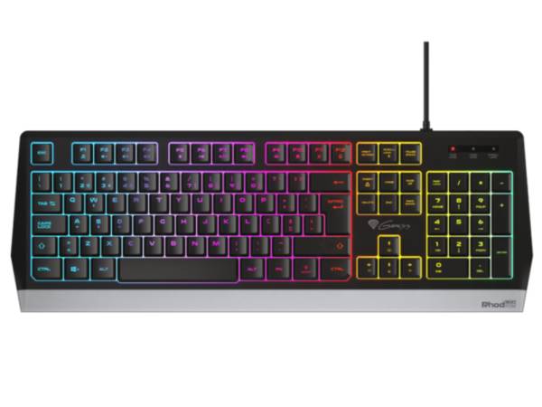 TECLADO GAMING GENESIS RHOD 300 RGB RETROILUMINADO LAYOUT PORTUGUES