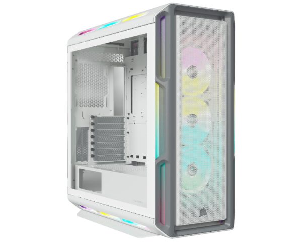 CAJA SEMITORRE ATX ICUE 5000T RGB TG WHITE CORSAIR