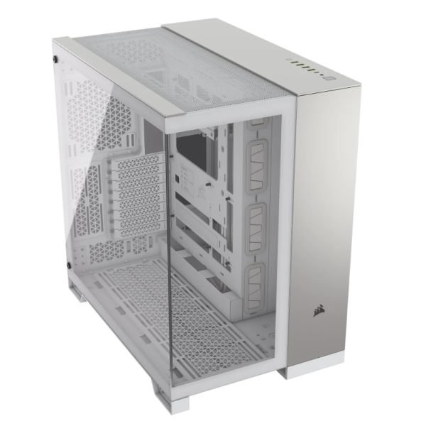 CAJA SEMITORRE ATX 6500X TG WHITE/SATIN GRAY ALUMINUM CORSAIR