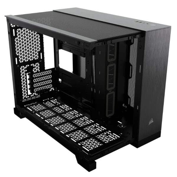 CAJA MICROATX 2500X TG BLACK/OBSIDIAN ALUMINUM CORSAIR