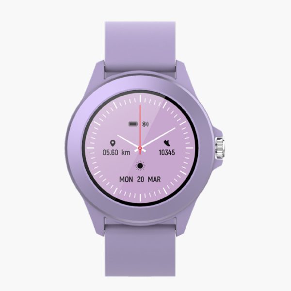 Reloj smartwatch forever colorum cw - 300 color morado