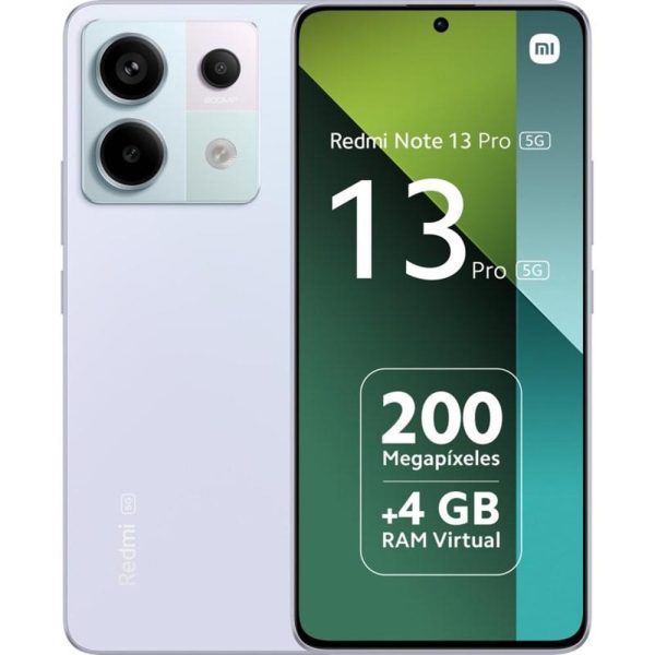 Movil xiaomi redmi note 13 pro 5g - 8gb - 256gb - 6.67pulgadas - morado