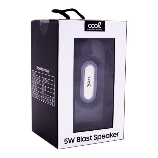 Altavoz Bluetooth Universal Música 5W COOL Blast Gris - Image 10