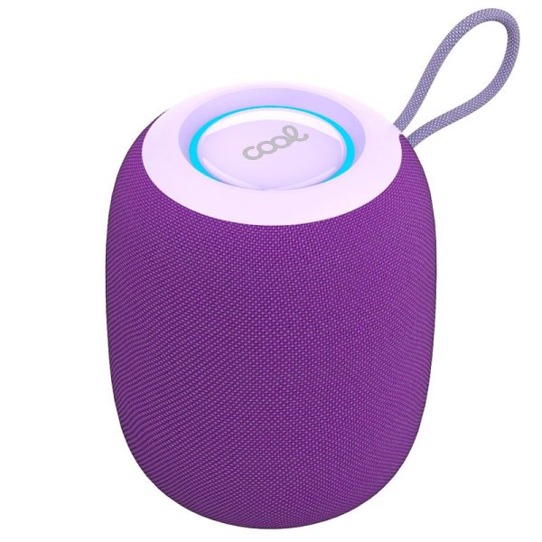 Altavoz Bluetooth Universal Música 6W COOL Cord TWS Violeta - Image 3