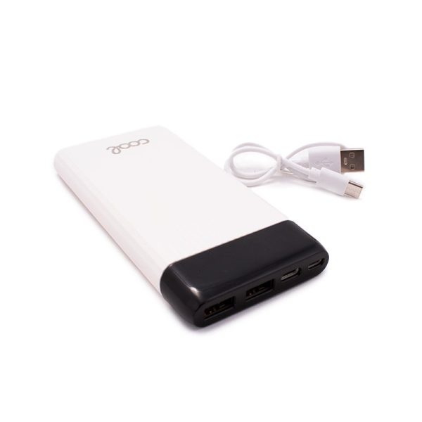 Bateria Externa Universal Power Bank 10.000 mAh (2 x usb / 2A) COOL Waves Blanco - Image 4