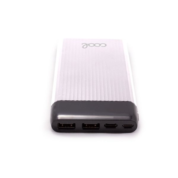 Bateria Externa Universal Power Bank 10.000 mAh (2 x usb / 2A) COOL Waves Blanco - Image 5