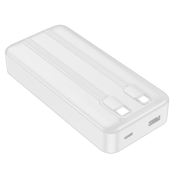 Bateria Externa Universal Power Bank 22.5W 20.000 mAh (Tipo-C / Lightning) COOL Blanco - Image 2