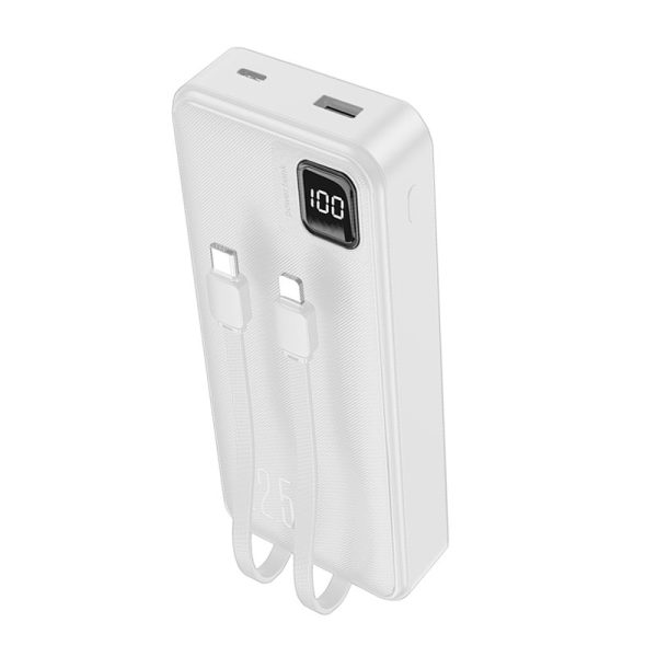 Bateria Externa Universal Power Bank 22.5W 20.000 mAh (Tipo-C / Lightning) COOL Blanco - Image 4