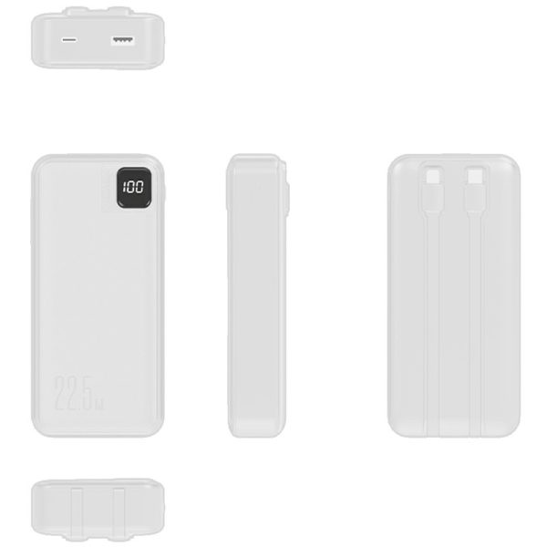 Bateria Externa Universal Power Bank 22.5W 20.000 mAh (Tipo-C / Lightning) COOL Blanco - Image 8