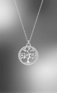 COLAR LOTUS SILVER, PRATA 925