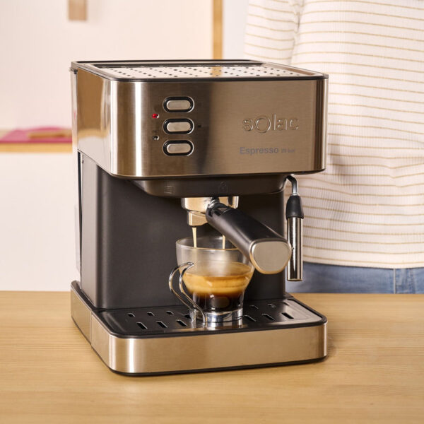 CAFETERA EXPRESS SOLAC S92010800 CE4481 20BAR INOX - Image 4