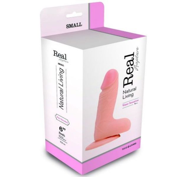 DILDO REALÍSTICO REAL RAPTURE WATER SENSATIONS 6'' BRANCO - Image 2