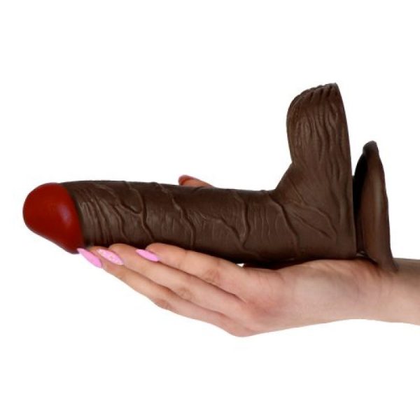 DILDO REALÍSTICO REAL RAPTURE EARTH FLAVOUR 7.5'' NEGRO - Image 3