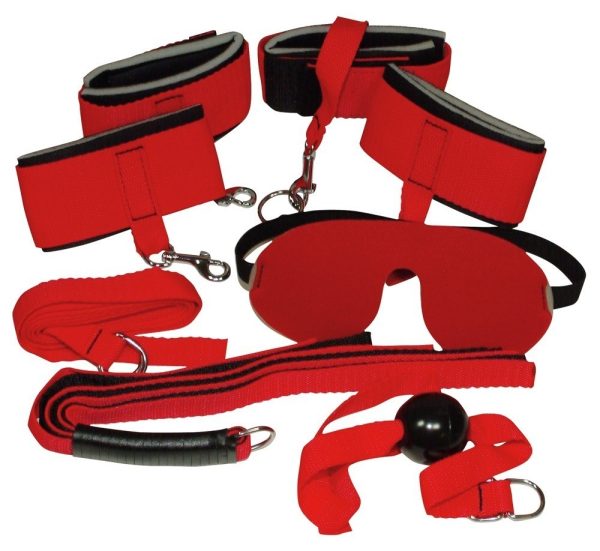 KIT BONDAGE SET BAD KITTY VERMELHO