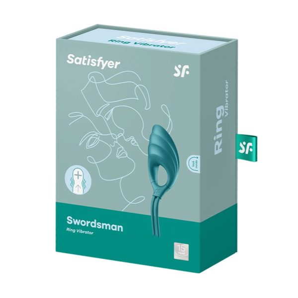 ANEL VIBRATÓRIO SWORDSMAN SATISFYER VERDE - Image 2