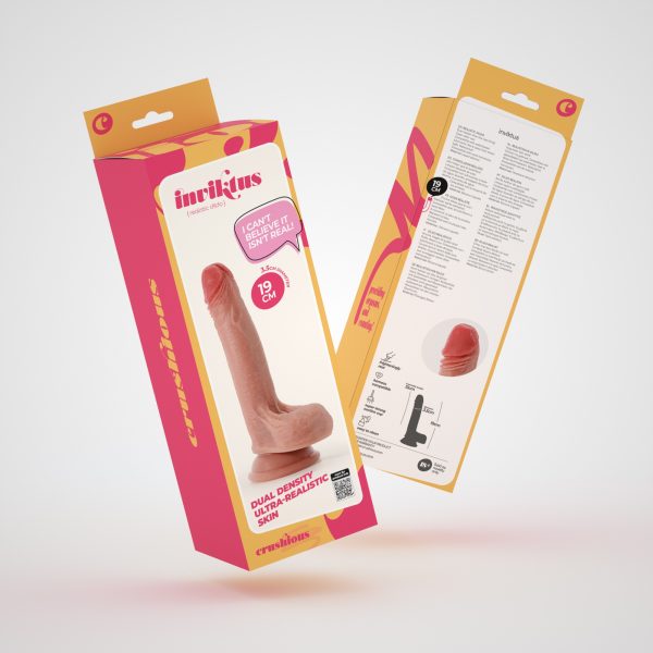 DILDO DE SILICONE LÍQUIDO INVIKTUS 7 CRUSHIOUS PELE - Image 9