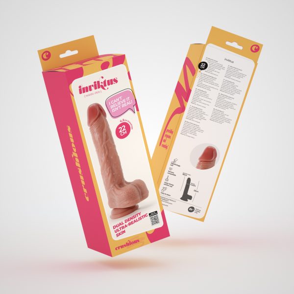 DILDO DE SILICONE LÍQUIDO INVIKTUS 8,5 CRUSHIOUS PELE - Image 8