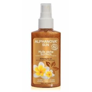 ÓLEO SECO RADIANTE com purpurina 125ml. BIO