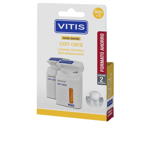 Fio dental VITIS com cera duo 2 unidades