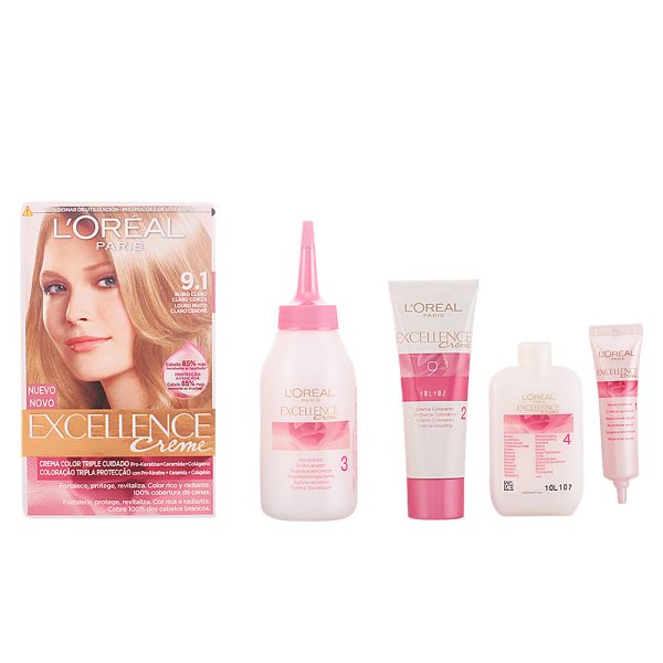 EXCELLENCE Creme tinte #9,1 rubio claro claro ceniza 192 ml