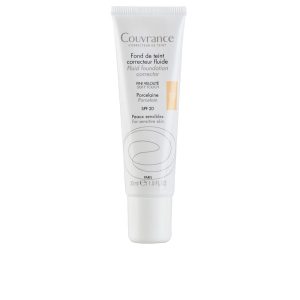 COUVRANCE base de maquiagem fluida para peles sensíveis #areia 30 ml
