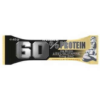 WEIDER PROTEIN 60% barritas baunilha-caramelo 24ud