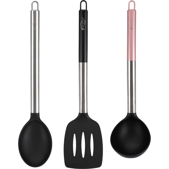 SET 3PC UTENSILIOS DE COCINA NYLON