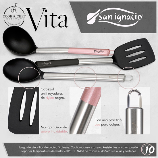 SET 3PC UTENSILIOS DE COCINA NYLON - Image 4