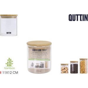 TARRO BOROSILICATO 11X12CM BAMBOO QUTTIN