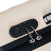 Conjunto de tróleis estojo rígido 3 pcs ABS dourado - Image 7