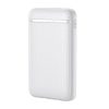 Bateria Externa Power Bank 5000 mAh COOL (2 Cables: TIPO C / Lightning) Blanco - Image 5