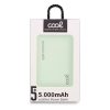 Bateria Externa Power Bank 5000 mAh COOL Leather Verde - Image 3