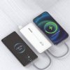 Batería Externa Universal Power Bank 10.000 mAh PD 22.5W (2 cables) Blanco - Image 3