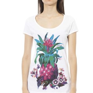 Just Cavalli Beachwear Camiseta L44151GRBC_WHITEMAGENTA