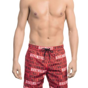 Bikkembergs Roupa de banho BKK1MBM17_RED_D