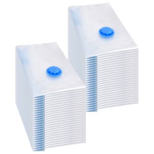 Sacos para arrumação de roupas a vácuo 60x40 cm 50 pcs
