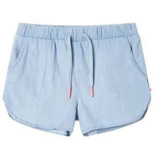 Calções de criança azul-ganga suave 104