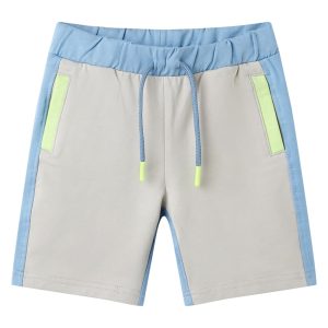 Calções de criança com cordão azul 104