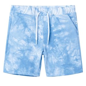 Calções de criança com cordão azul-suave 140