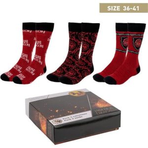 PACK CALCETINES 3 PIEZAS HOUSE OF DRAGON