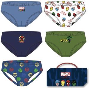 PACK CALZONCILLOS SINGLE JERSEY 5 PIEZAS MARVEL