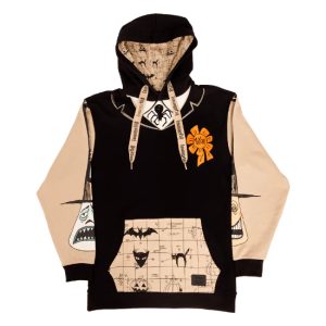 SUDADERA CON CAPUCHA PERSONAJES DE PESADILLA ANTES DE NAVIDAD TALLA M