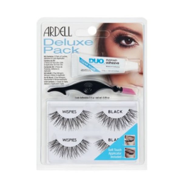 Ardell Deluxe Pack Wispies Black Set 3 Piezas