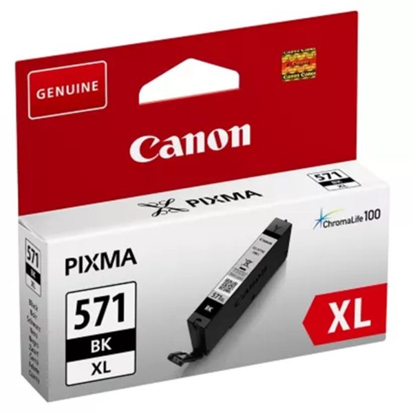 Cartucho tinta canon cli - 571bk xl negro  mg5751 mg6851 mg7750