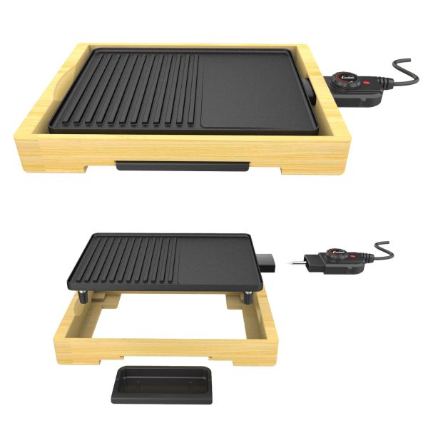 PLANCHA ASAR COMELEC EG7404 2000W 25,5x34,6 BAMBU