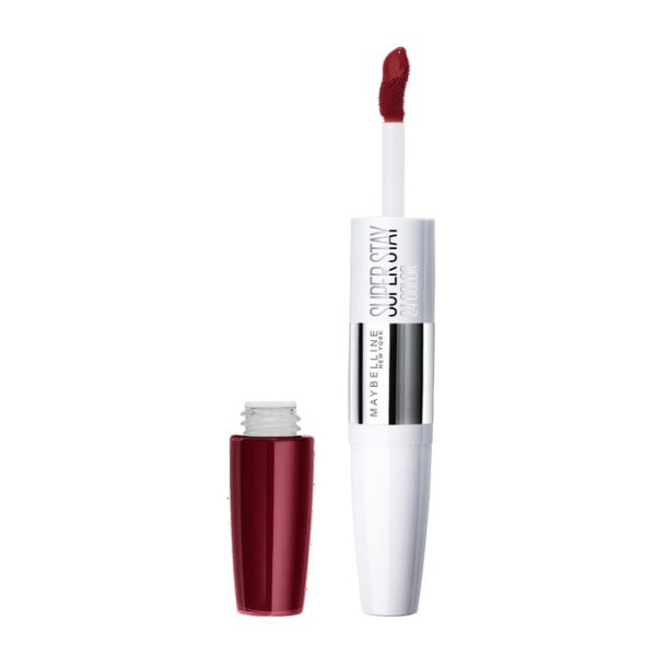 Maybelline Pintalabios Larga Duración Superstay 24h Tono 510 Red Passion Color Rojo