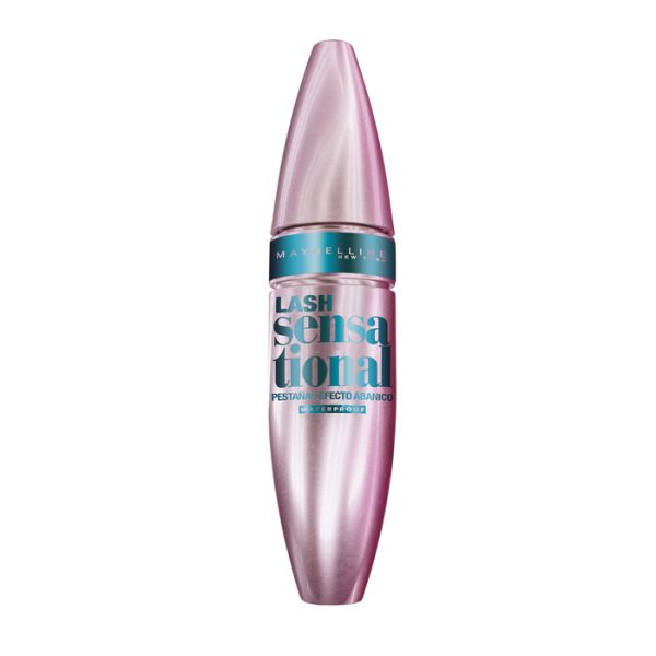 Maybelline Lash Sensational Wateproof Máscara De Pestañas Negra Volumen- 9,5ml