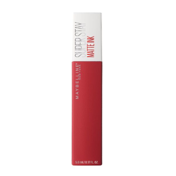 Maybelline Superstay Matte Ink Pintalabios Mate Larga Duración Tono 20 Pioneer Color Rojo