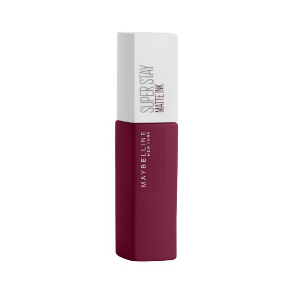 Maybelline Superstay Matte Ink Pintalabios Mate Larga Duración Tono 115 Founder Color Vino